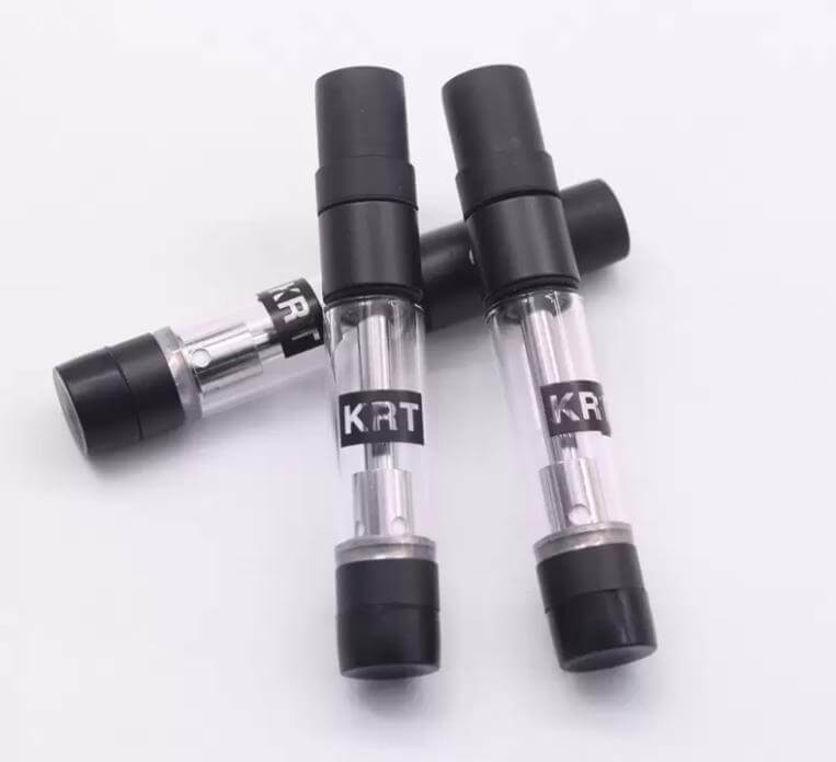Black KRT Cart THC Delta 8 Vape Cartridges Premium CBD Carts