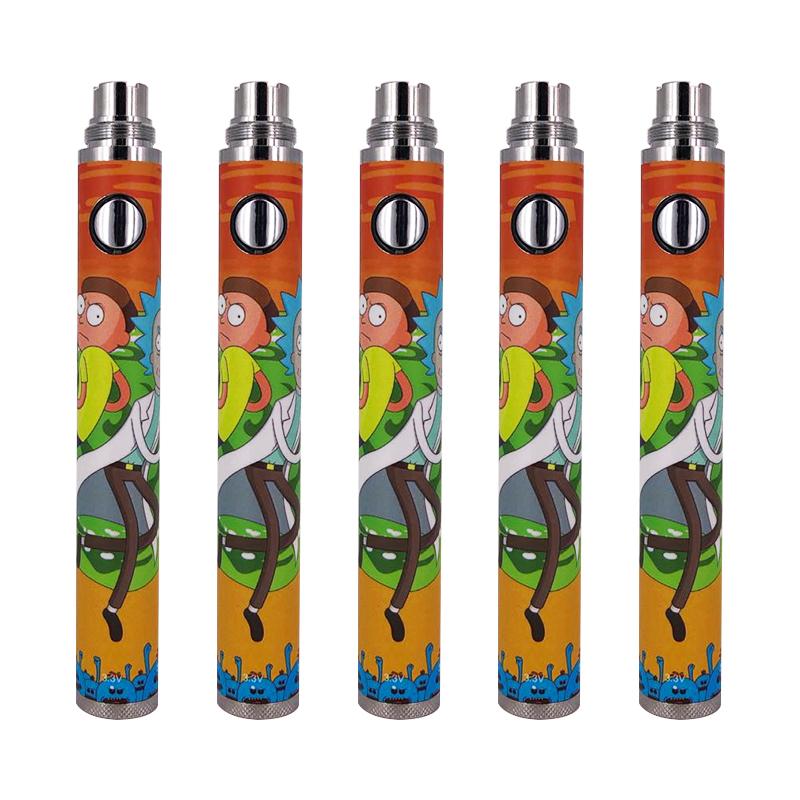 Ricky And Morty EVOD Vape Pen Best 510 Battery For THC Cartridge