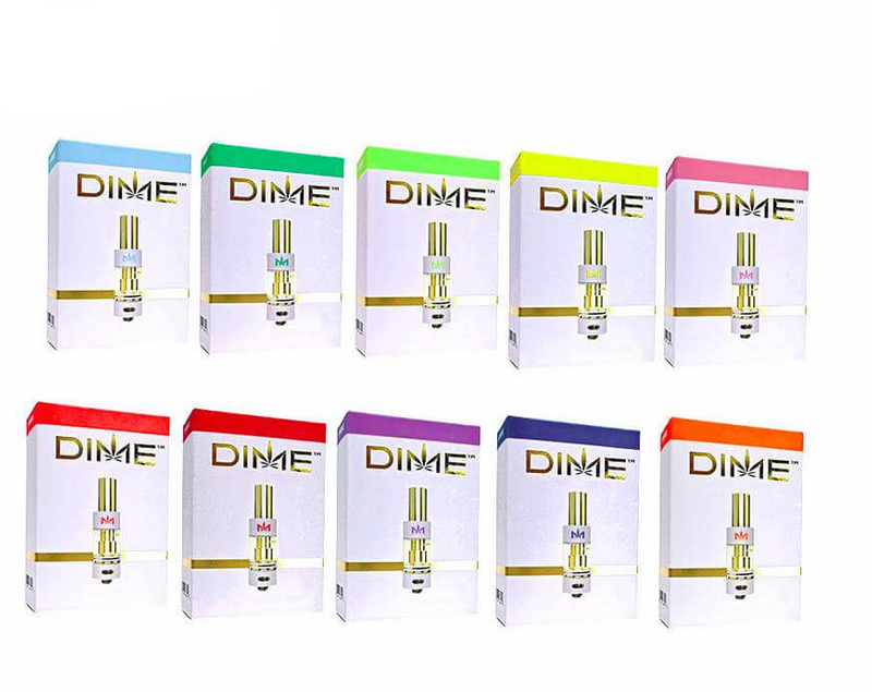 Dime THC Carts Pure Vape Cartridge CBD Oil Atomized