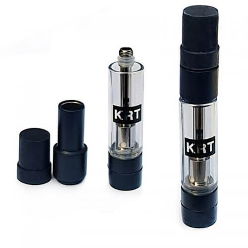 Black KRT Cart THC Delta 8 Vape Cartridges Premium CBD Carts