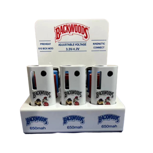 Backwoods 650mAh Vape Cartridge Battery 510 Box Mod